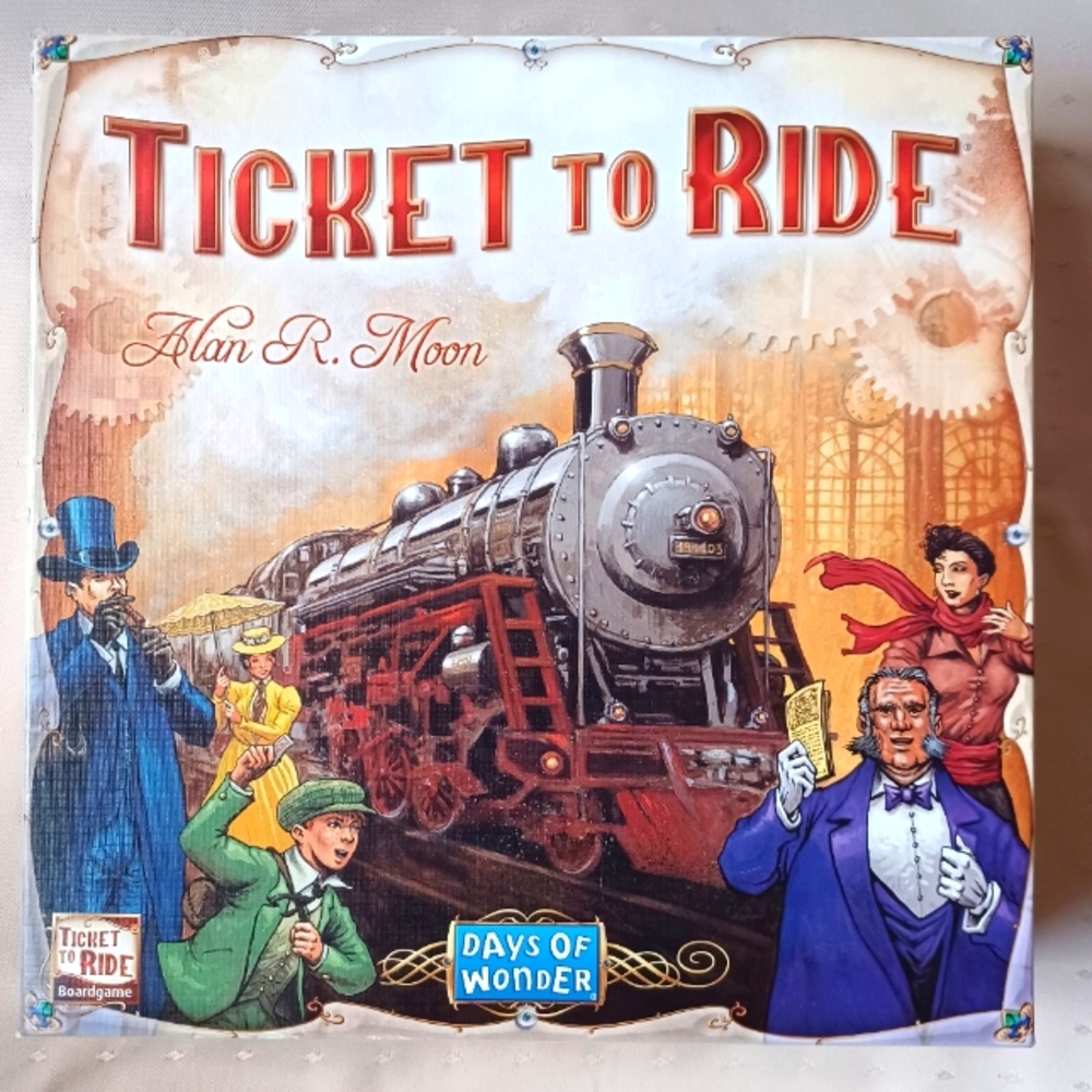 Ticket To Ride Board Game -Alan R Moon-Family Board Game